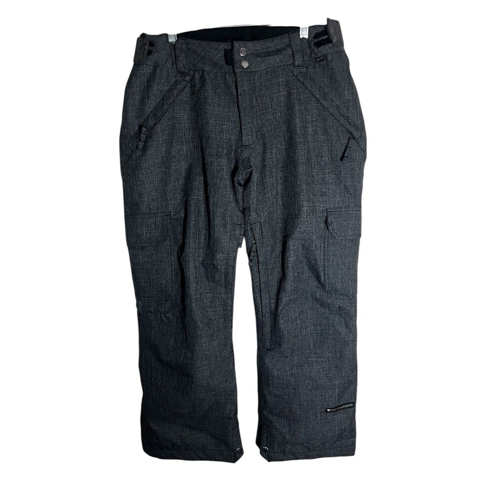 Ride Snowboards Women's Insulated Cargo Snow Pants - Size Medium gray